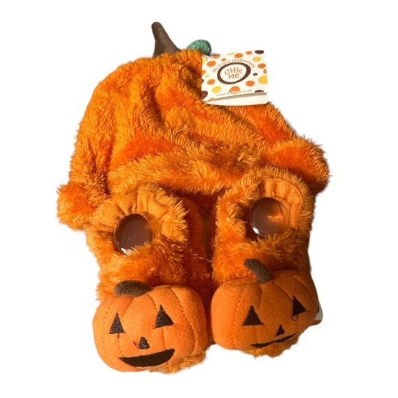 Little Me Other - Little Me My First Halloween Hat with Booties Set, 0-12 months